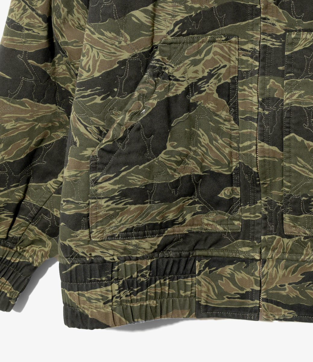 Zip Work Hoody-Skull Quilt/TigerCamo – NEPENTHES ONLINE STORE
