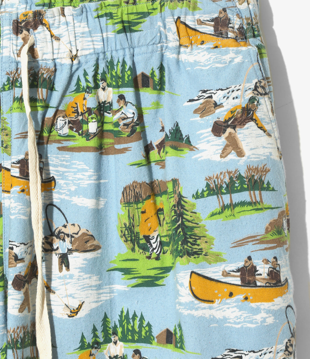 String Cuff Balloon Pant-Flannel Print – NEPENTHES ONLINE STORE