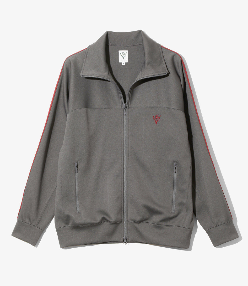ジャケット・アウター South2 West8 Trainer Jacket Poly Smooth South2 West8 Trainer Jacket in Black Poly Smooth| Homme