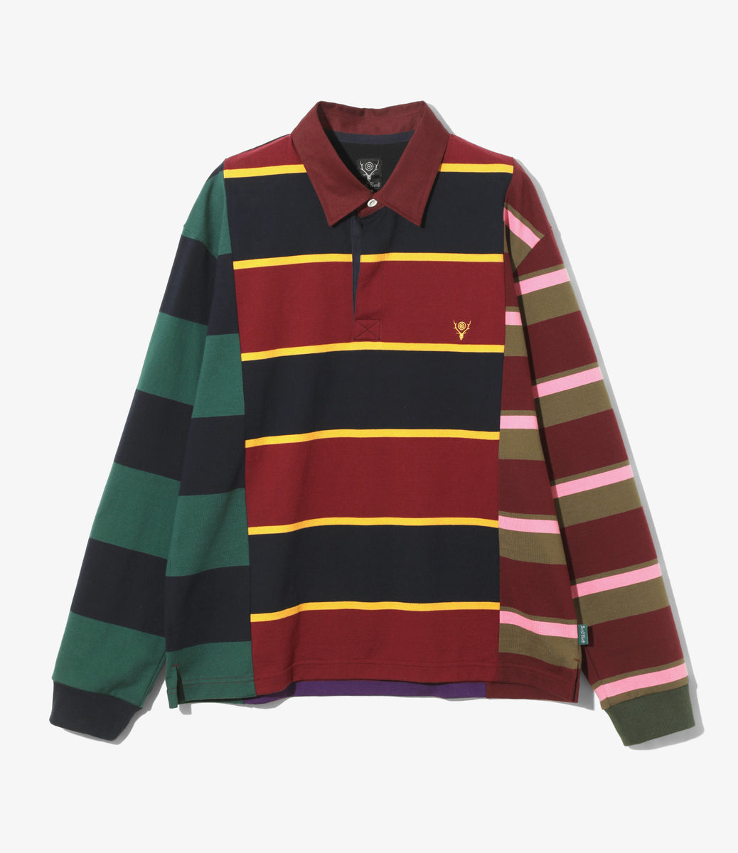 Rugger Shirt - Cotton Plainstitch / Crazy Pattern A – NEPENTHES