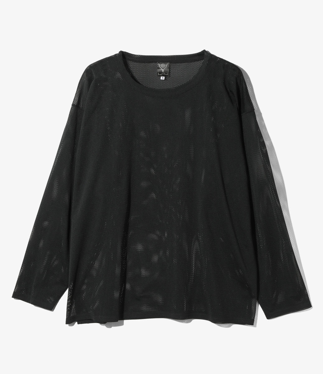 トップス CREW NECK SHIRT - KNIT MESH / P RINTED S.S. Crew Neck Shirt - Knit Mesh – NEPENTHES ONLINE STORE