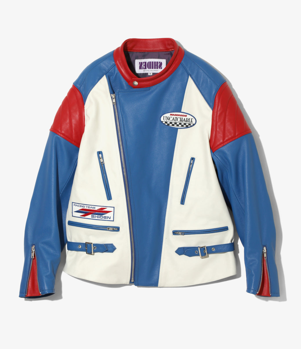 Motorcycle Jacket - Cowhide Leather – NEPENTHES ONLINE STORE Motorcycle Jacket - Cowhide Leather – NEPENTHES ONLINE STORE