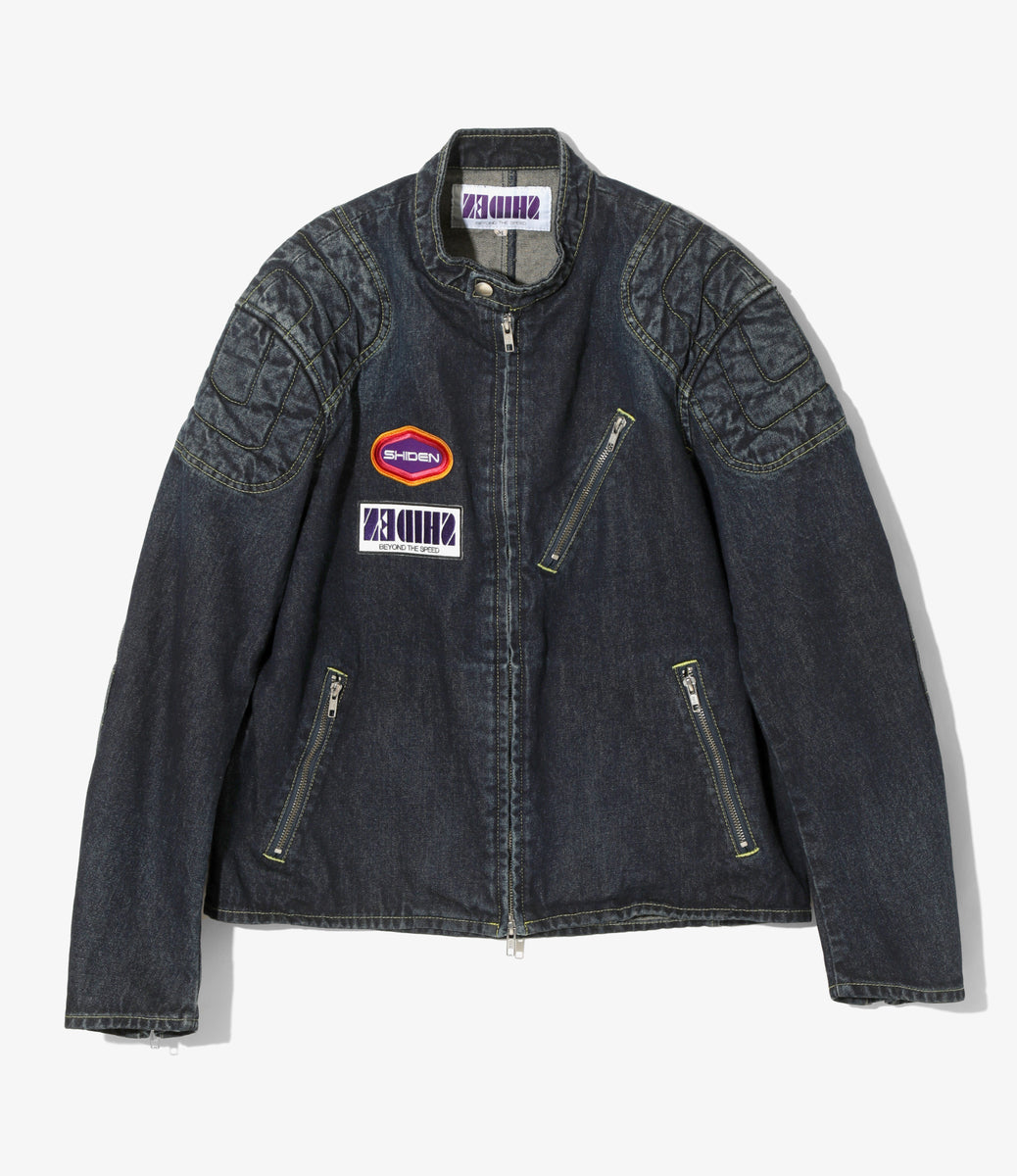 Motorcycle Jacket - 13oz Denim – NEPENTHES ONLINE STORE