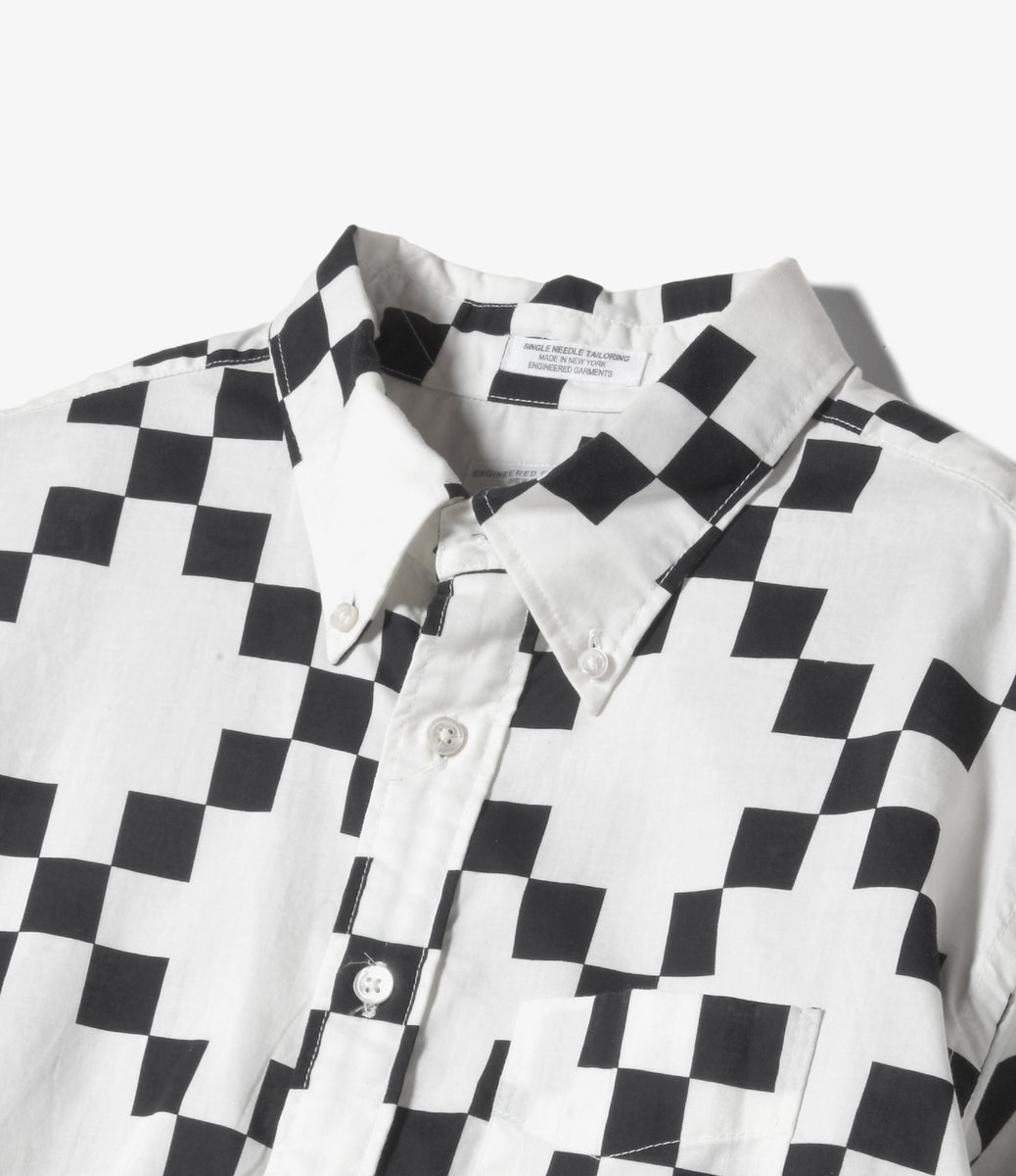 19 Century BD Shirt - Cotton Checker Print – NEPENTHES ONLINE STORE