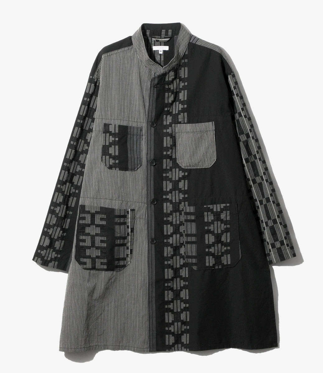 Dayton Long Shirt - Multi Pattern Stripe Jacquard – NEPENTHES