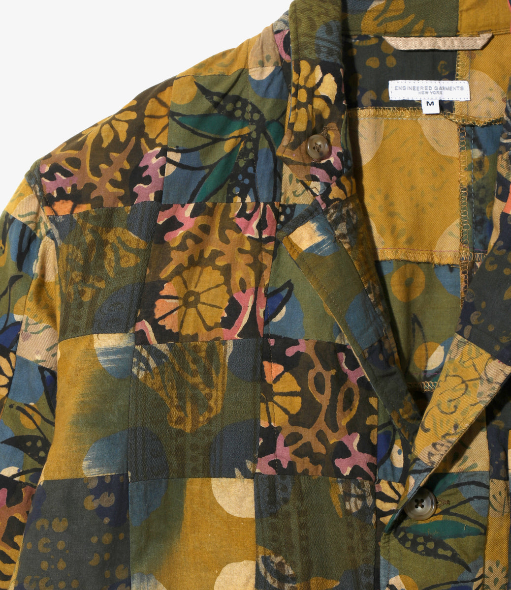 Loiter Jacket - Cotton Multi Pattern Patchwork – NEPENTHES ONLINE