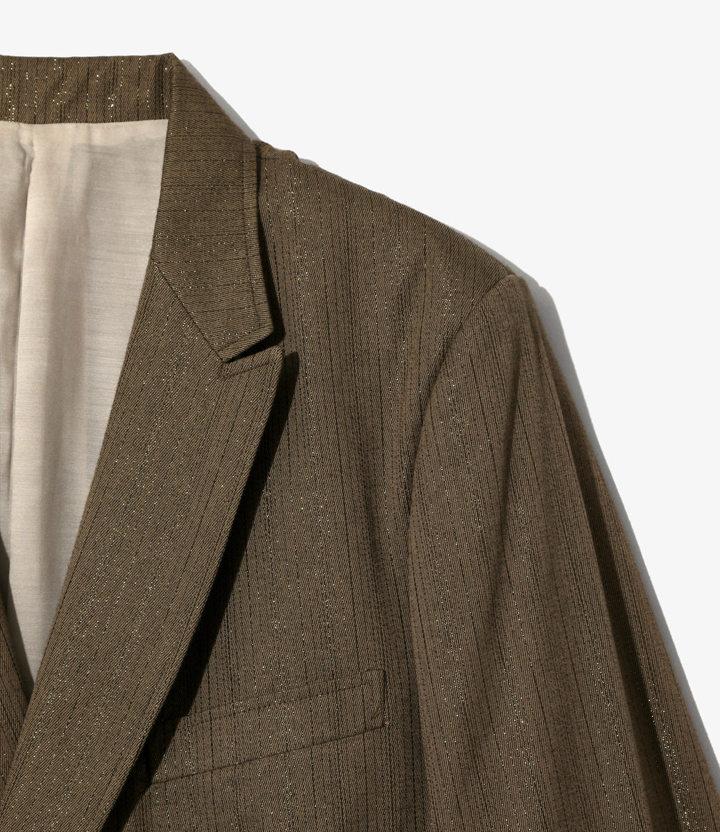 Double Breasted Jacket - Lame Stripe – NEPENTHES ONLINE STORE
