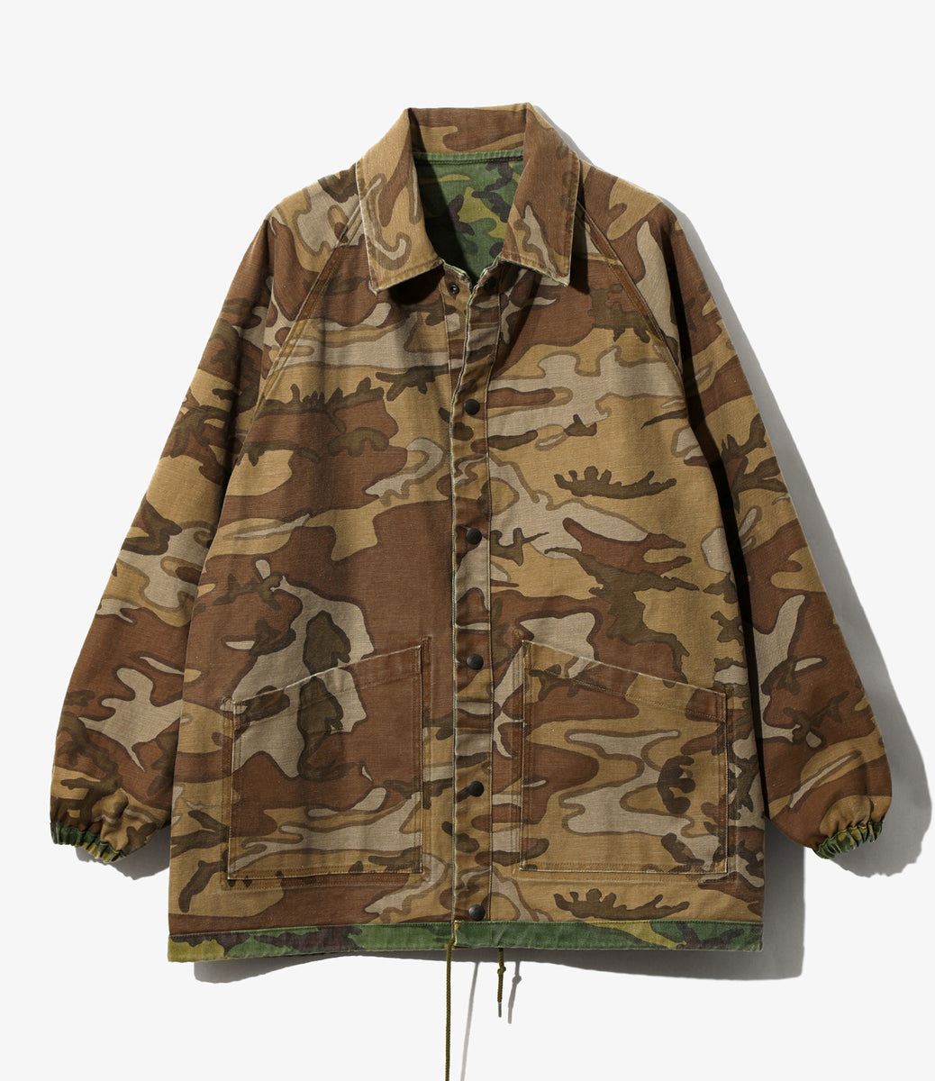 Reversible Coach Jacket - Camo Twill – NEPENTHES ONLINE STORE
