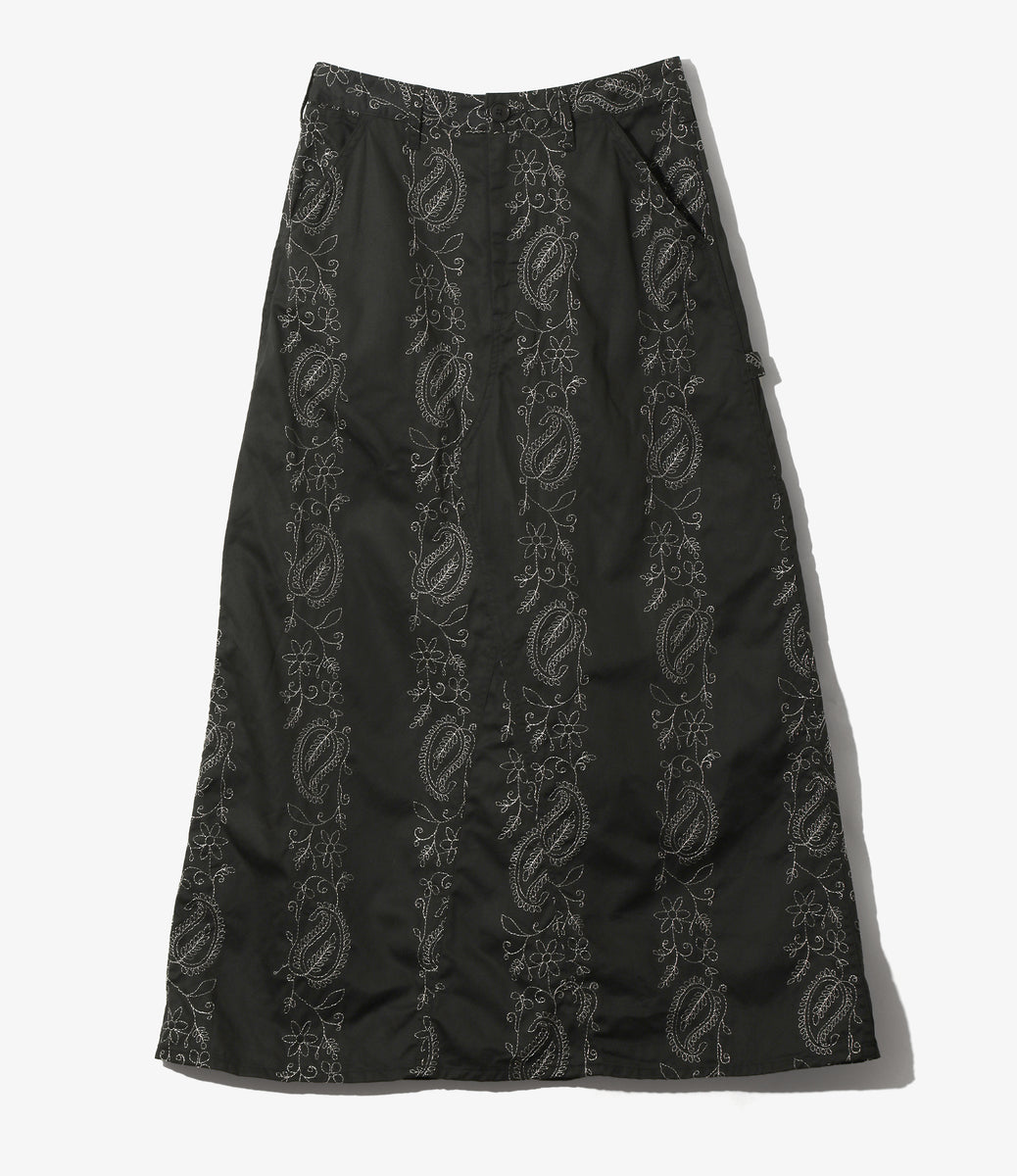 Painter Skirt - Embroidered Twill – NEPENTHES ONLINE STORE