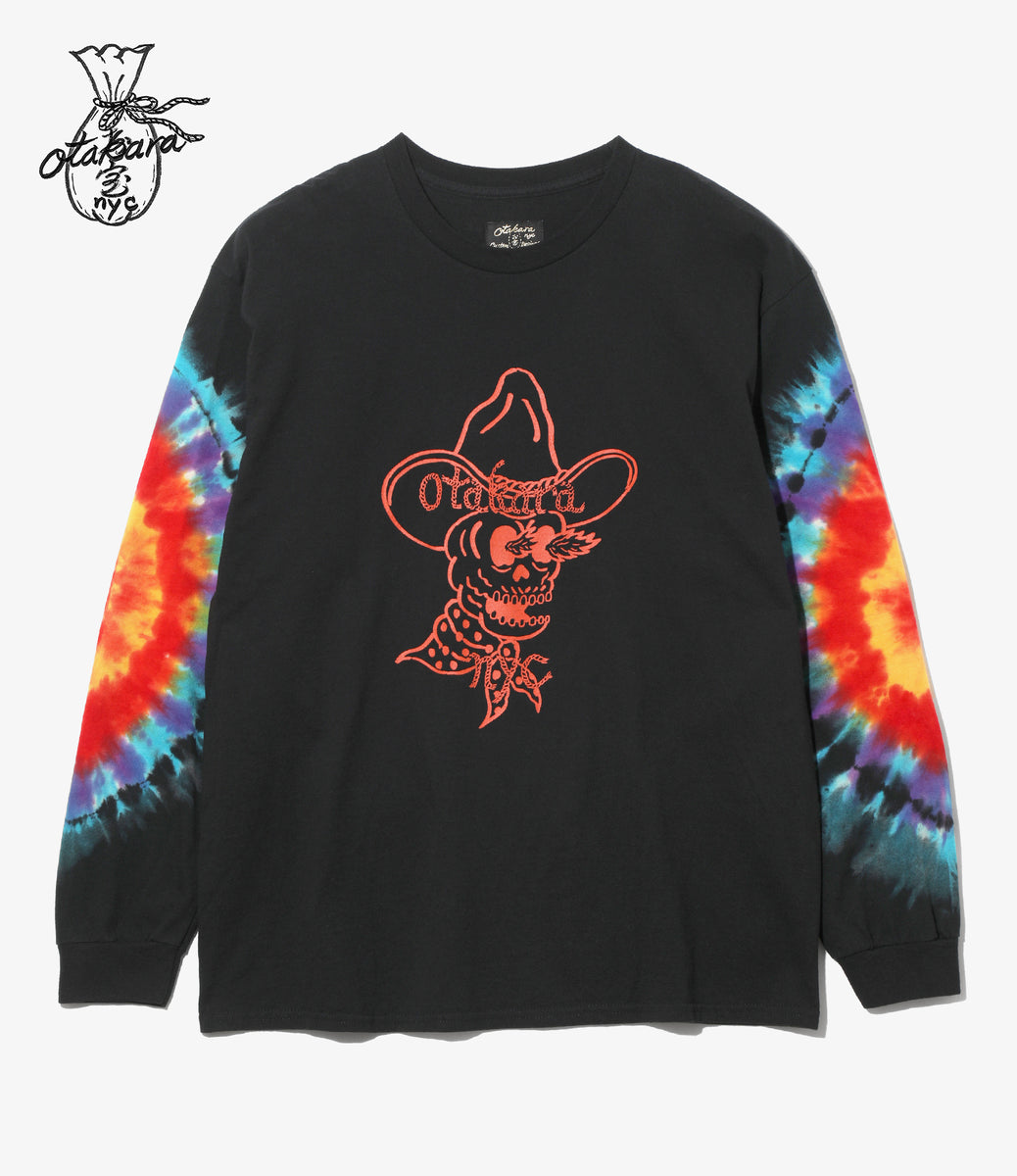 OTAKARA NYC〉Long Sleeve Tie Dye Tee - Dead Man – NEPENTHES ONLINE