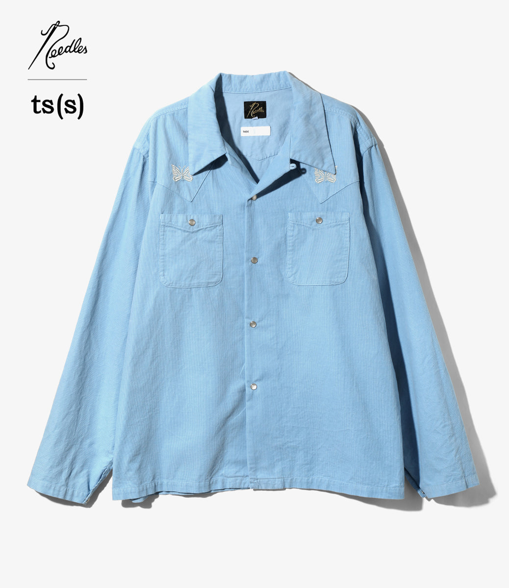 NEEDLES〉x〈ts(s)〉L/S Cowboy One-Up Shirt -Garment Dye