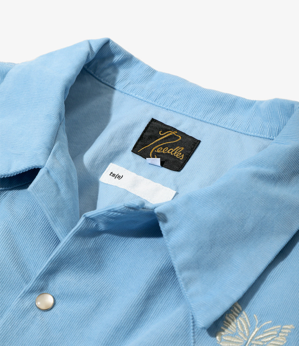 NEEDLES〉x〈ts(s)〉L/S Cowboy One-Up Shirt -Garment Dye