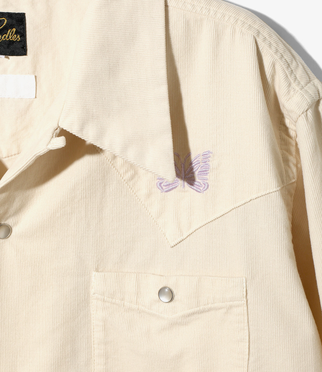 NEEDLES〉x〈ts(s)〉L/S Cowboy One-Up Shirt -Garment Dye