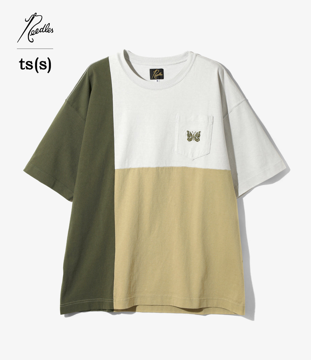 NEEDLES〉x〈ts(s)〉3 Color Block Pocket Tee – NEPENTHES ONLINE STORE