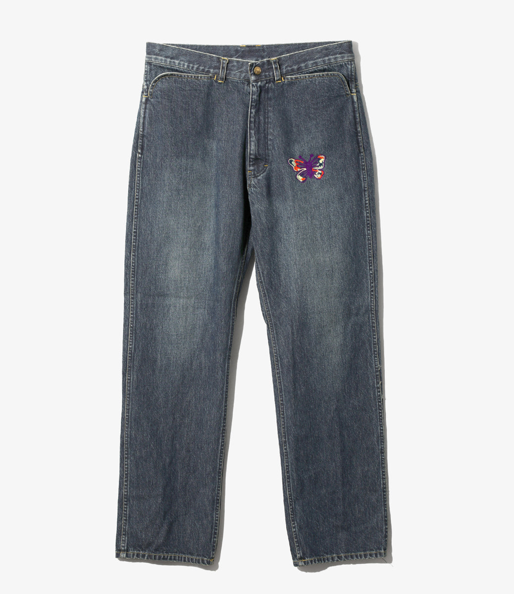 Papillon Emb. Straight Jean - 12oz Denim – NEPENTHES ONLINE STORE