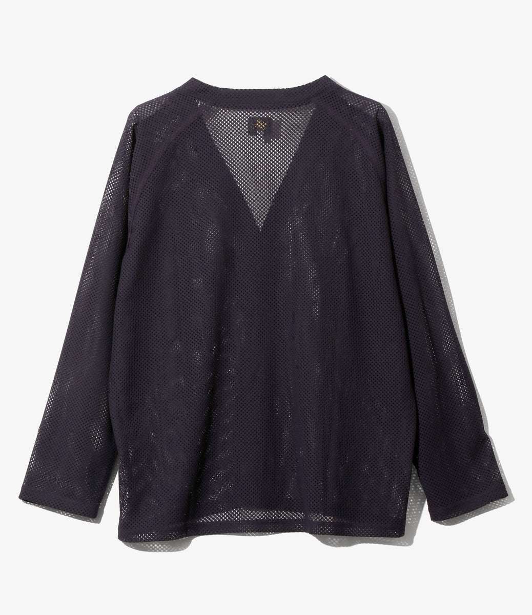 V-Neck Cardigan - Geometric Raschel Lace – NEPENTHES ONLINE STORE