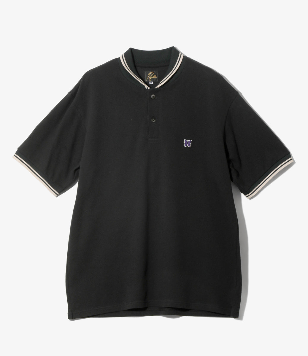 黒いポロシャツ 襟多色 Kolor size2 黒いポロシャツ 襟多色 Kolor size2 Kolor ポロシャツ | ブラック
