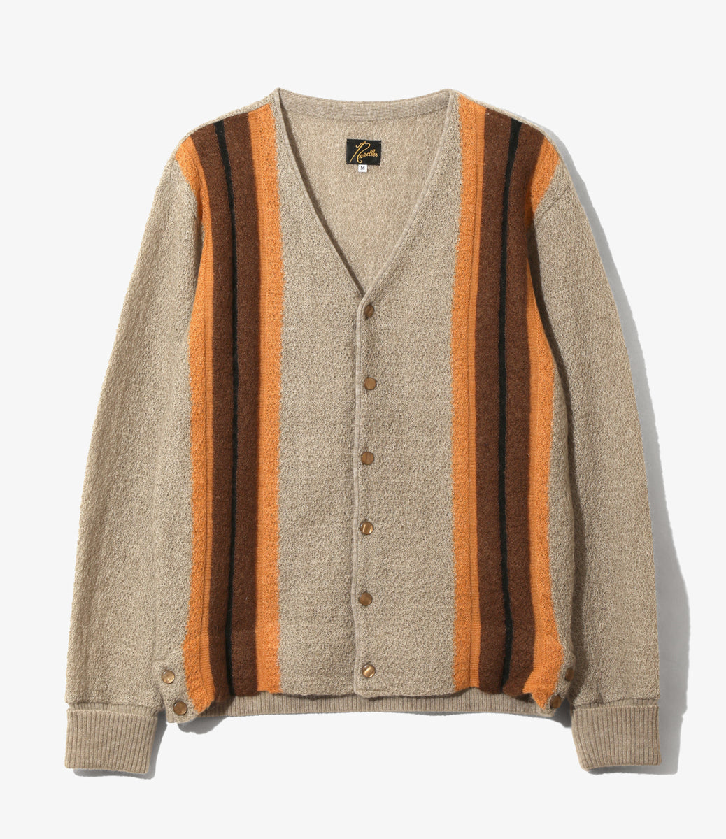 Knit Cardigan - Crepe Weave Stripe – NEPENTHES ONLINE STORE