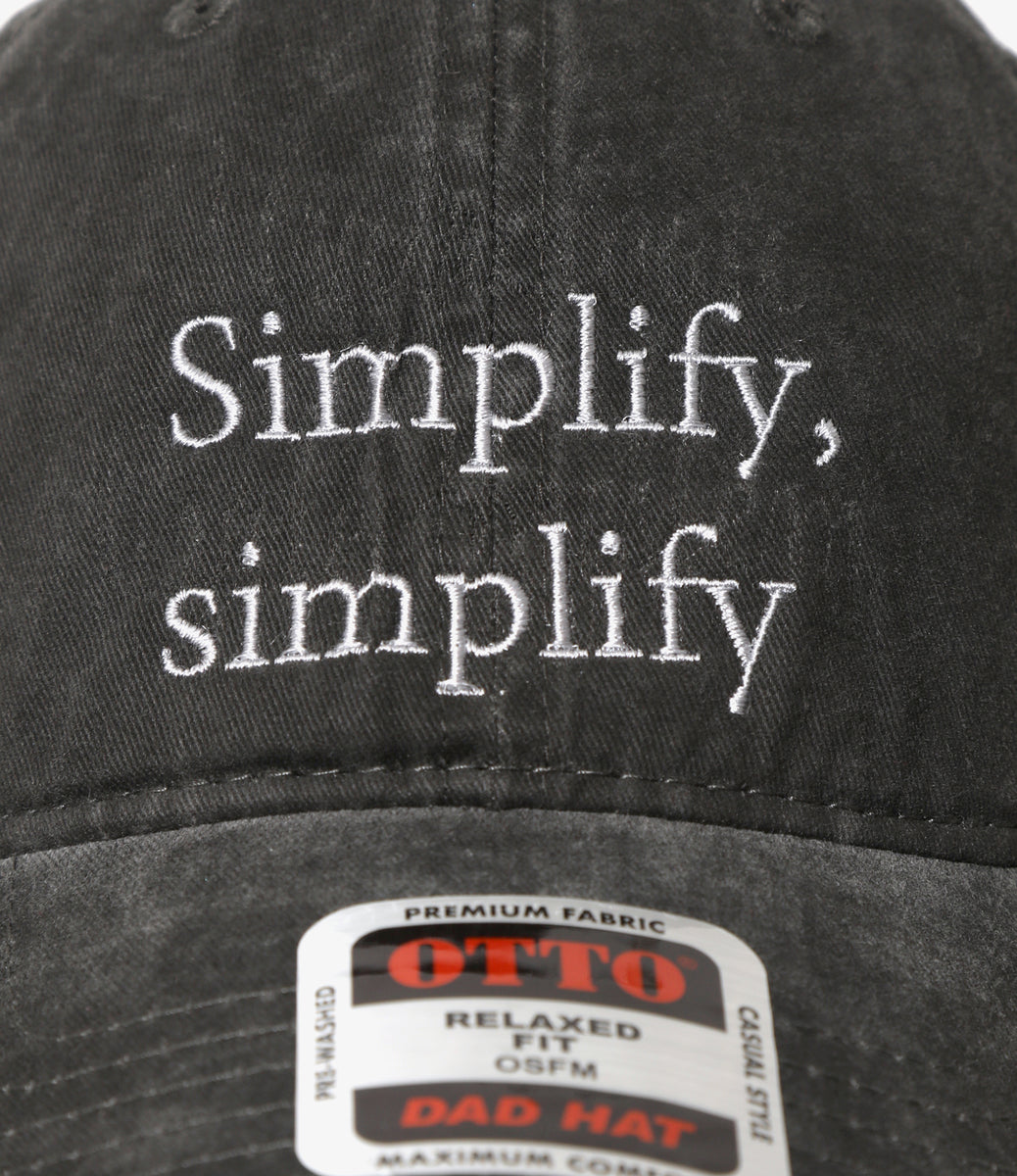 Strap Back Cap - Simplify,simplify – NEPENTHES ONLINE STORE