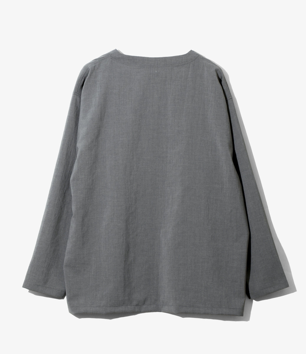 甲斐モノ子 V-Neck Cardigan - Poly Oxford – NEPENTHES ONLINE STORE
