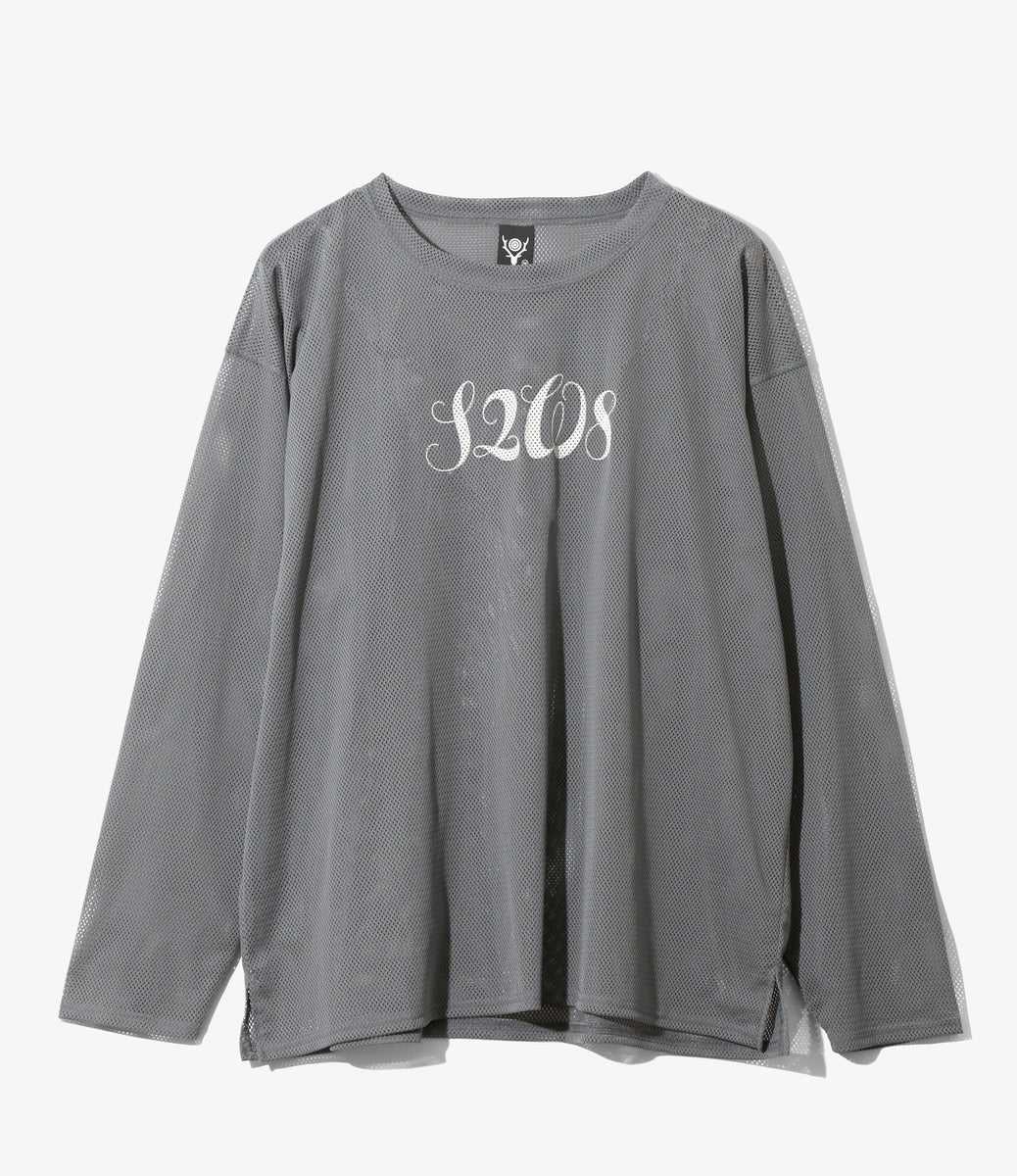 L/S Crew Neck Shirt - Knit Mesh/S2W8 – NEPENTHES ONLINE STORE