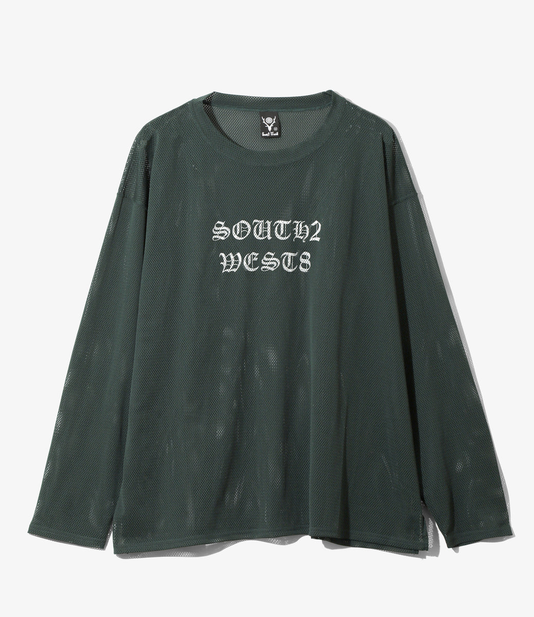 L/S Crew Neck Shirt - Knit Mesh/S2W8 – NEPENTHES ONLINE STORE