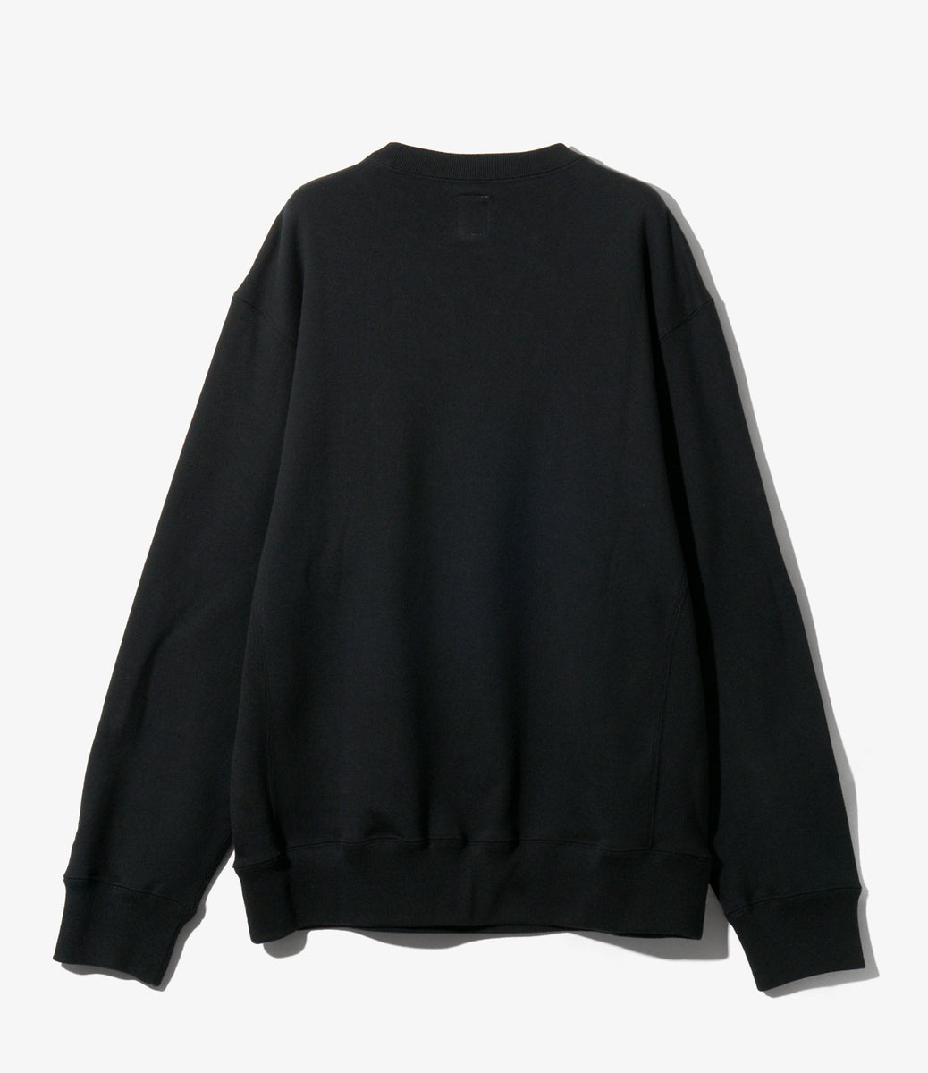 Emb. Crew Neck Sweat Shirt - Cotton French Terry – NEPENTHES