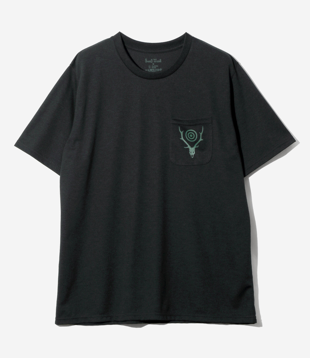 S/S Round Pocket Tee - Circle Horn – NEPENTHES ONLINE STORE