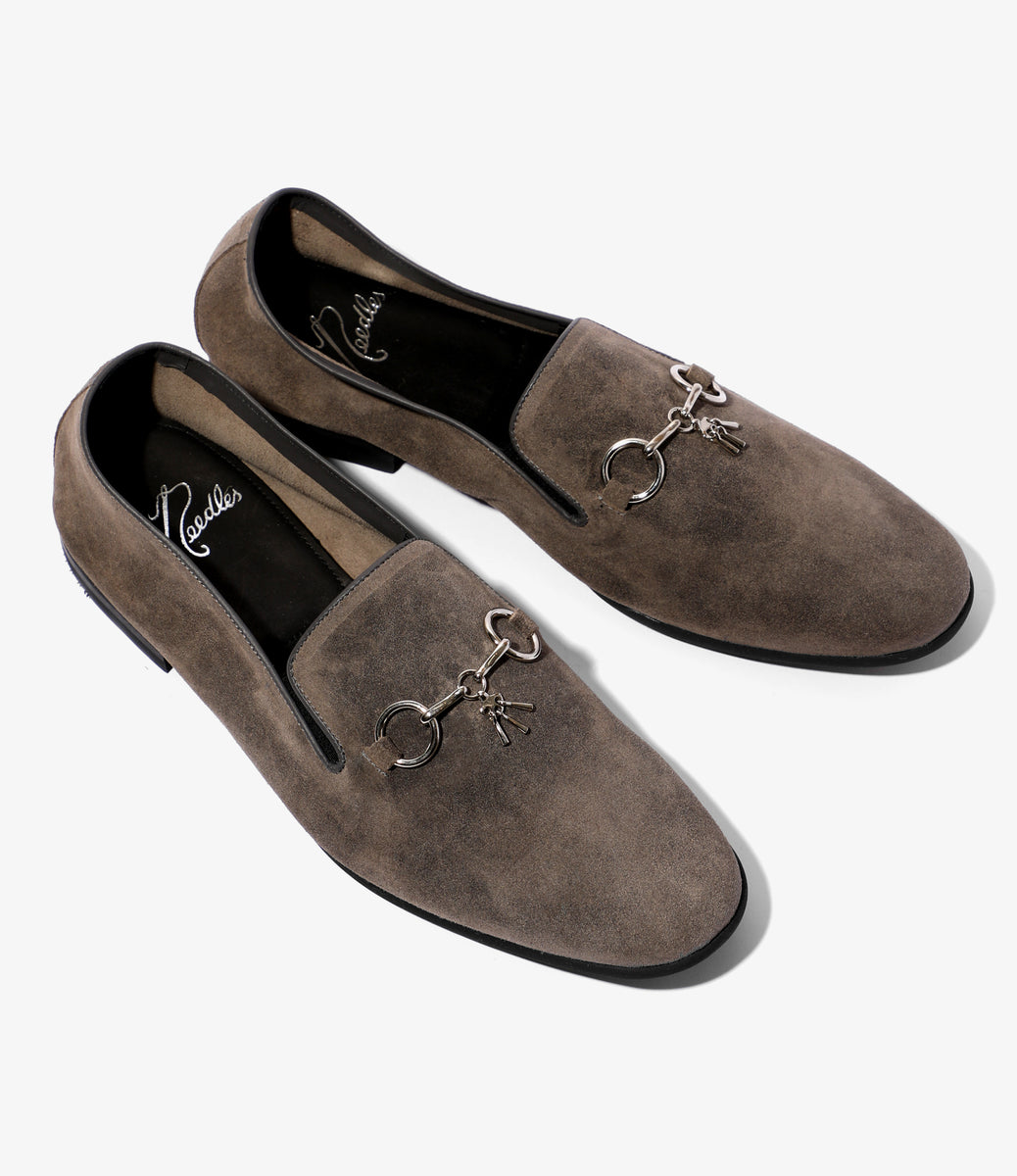 【クリーニング・修理済み】Needles スリッポン Tassel Bit Unlined Slip-On / Rough Out – NEPENTHES ONLINE STORE