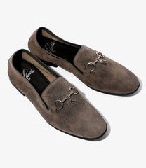 Tassel Bit Unlined Slip-On / Rough Out