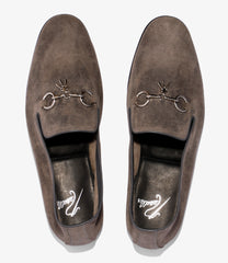 Tassel Bit Unlined Slip-On / Rough Out