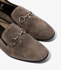 Tassel Bit Unlined Slip-On / Rough Out