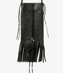 Fringed Neck Pouch - Deerskin