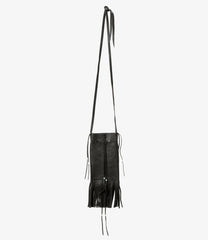 Fringed Neck Pouch - Deerskin