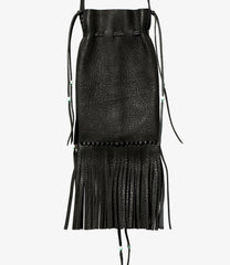 Fringed Neck Pouch - Deerskin