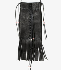 Fringed Neck Pouch - Deerskin