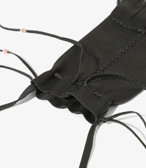Fringed Neck Pouch - Deerskin