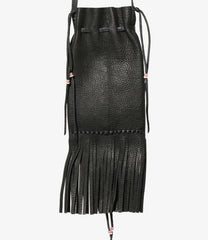 Fringed Neck Pouch - Deerskin