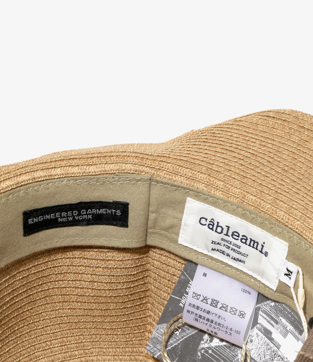 〈ENGINEERED GARMENTS〉x〈CABLEAMI〉Cotton Braid Colonial Hat