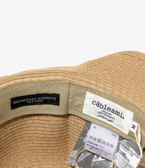 〈ENGINEERED GARMENTS〉x〈CABLEAMI〉Cotton Braid Colonial Hat