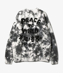 NEEDLES x Sasquatchfabrix. Slowgun Sweat - Peace to World / A