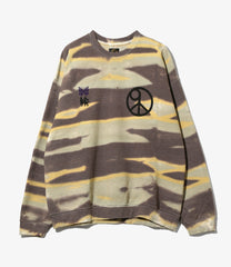NEEDLES x Sasquatchfabrix. Slowgun Sweat - Peace to World / Tie Dye