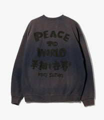 【美品】Needles × Sasquatchfabrix. コラボスウェット NEEDLES〉×〈Sasquatchfabrix.〉Slowgun Sweat - Peace to World