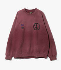NEEDLES x Sasquatchfabrix. Slowgun Sweat - Peace to World/ Solid