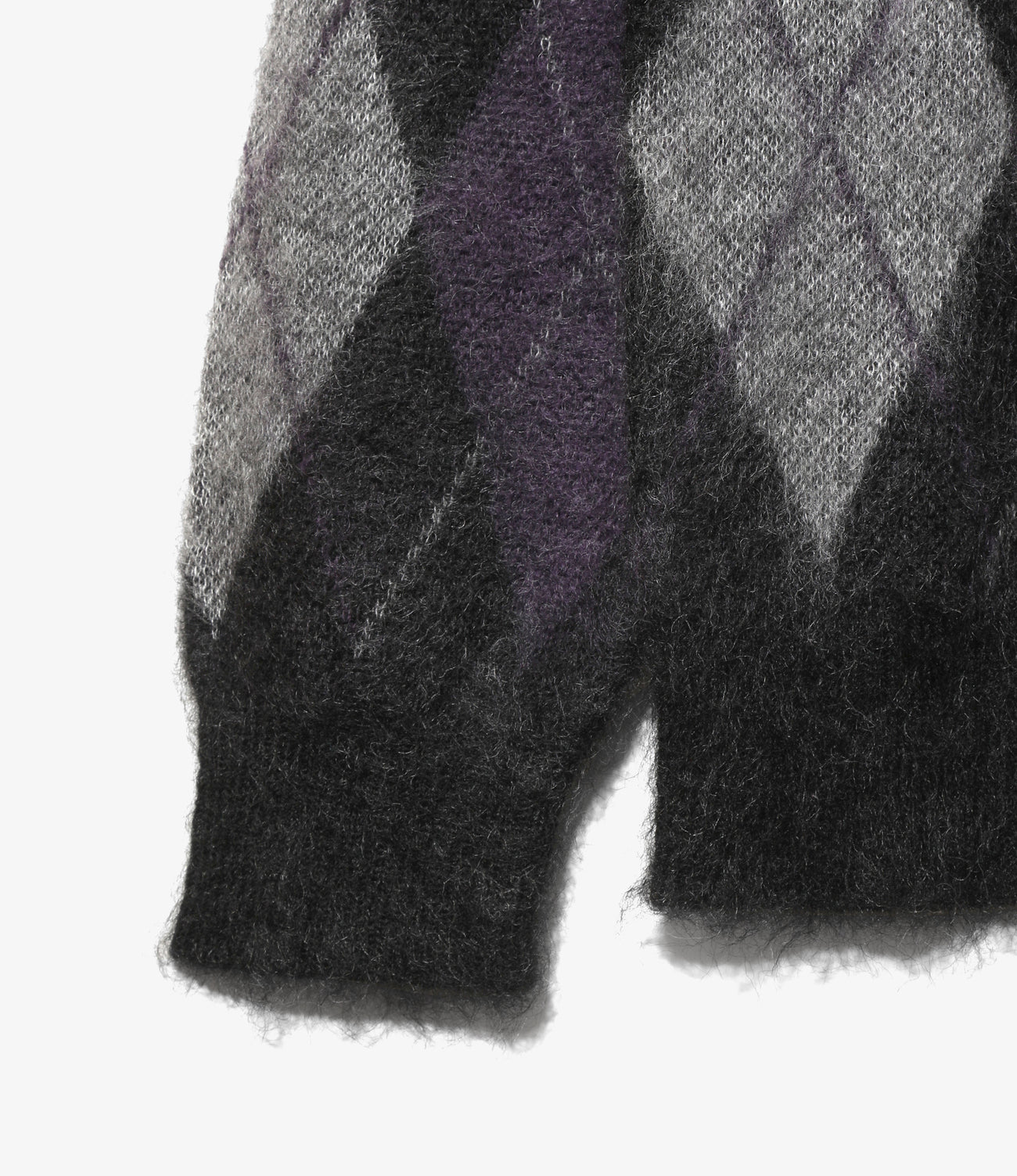〈NEEDLES〉 x 〈BROOKS BROTHERS〉Mohair V Neck Sweater - Argyle