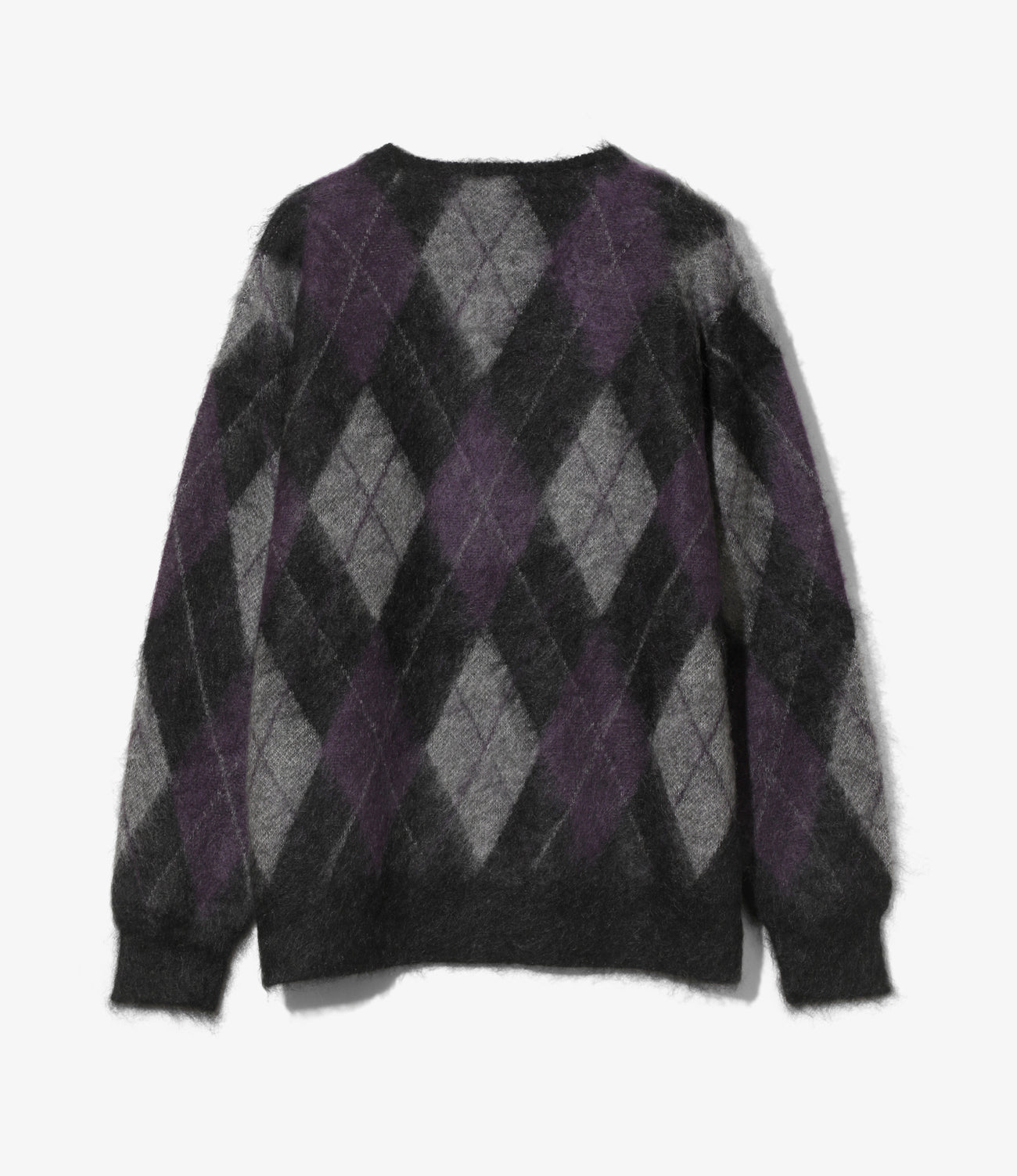 〈NEEDLES〉 x 〈BROOKS BROTHERS〉Mohair V Neck Sweater - Argyle