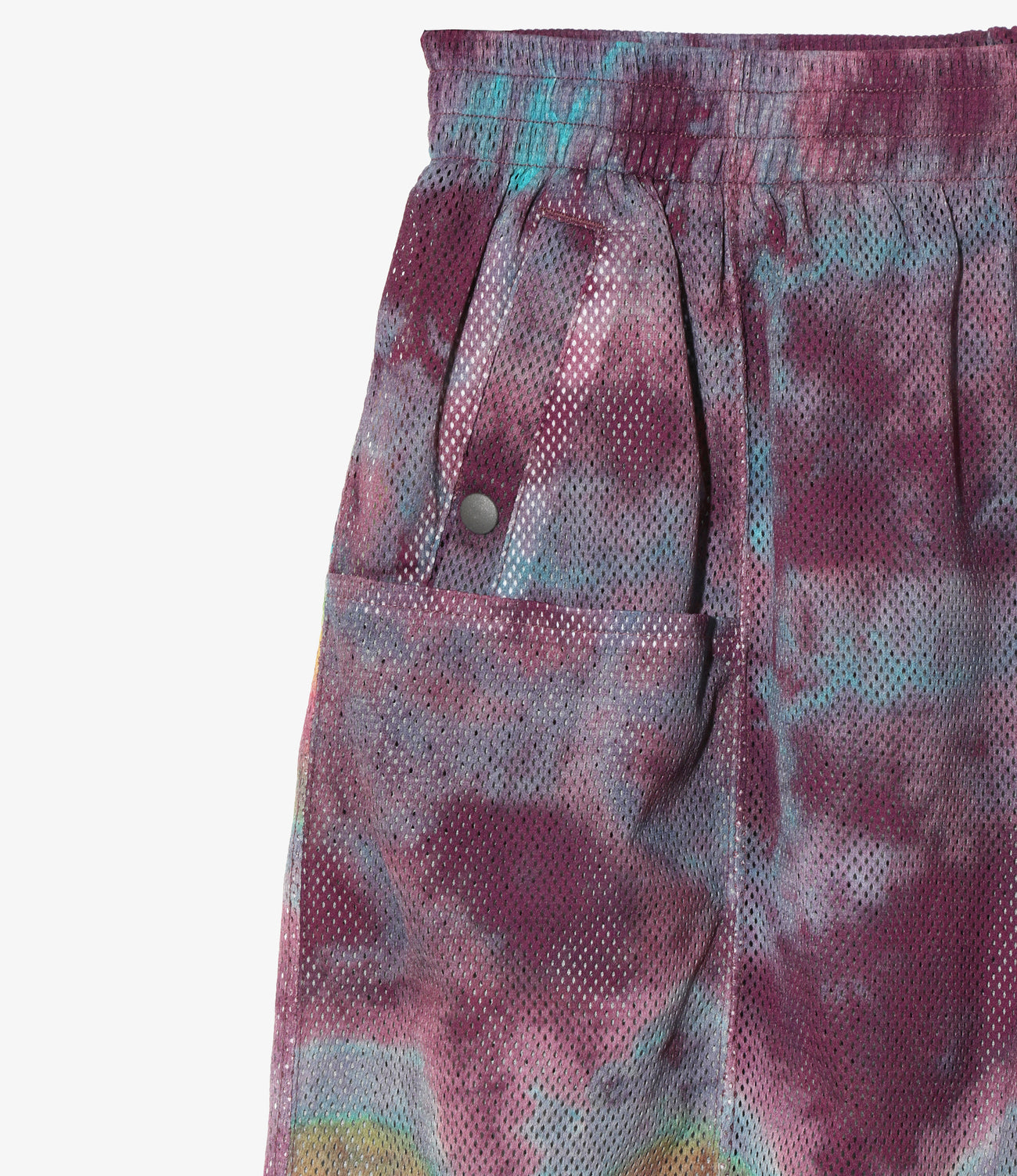 String Center Seam Short - Knit Mesh / Tie dye