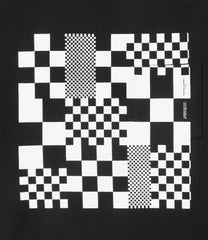 Printed Cross Crew Tee  - Checker