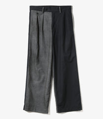 Tucked Baggy Trouser - Moleskin