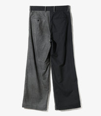 Tucked Baggy Trouser - Moleskin